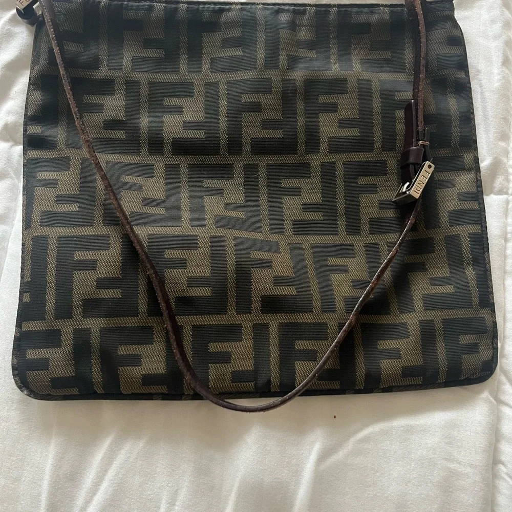 Fendi Black and Brown Shoulder Bag - Picture 6 of 8